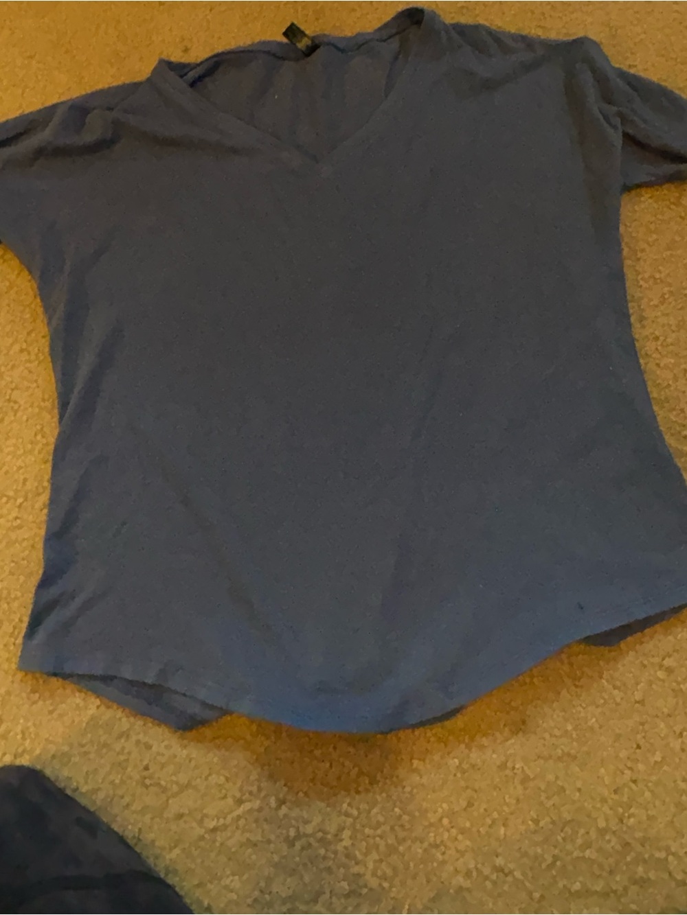 Women’s Kiya Tomlin T Shirt Large Blue V Neck